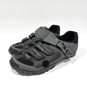 Pearl Izumi Interface Biking/Spin Grey & Black Womens Shoes w/ Clips